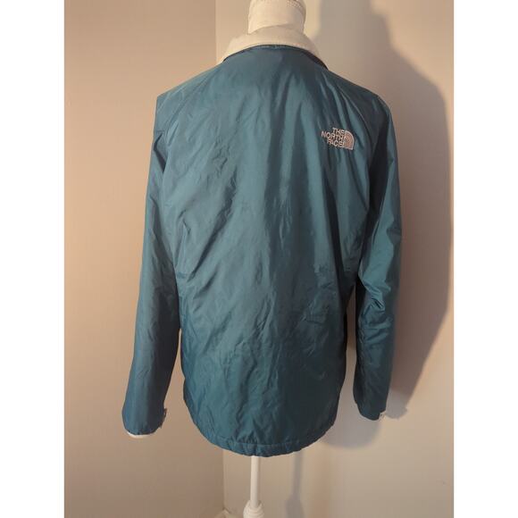The North Face aquamarine lightweight windbreaker nylon jacket - Picture 5 of 13